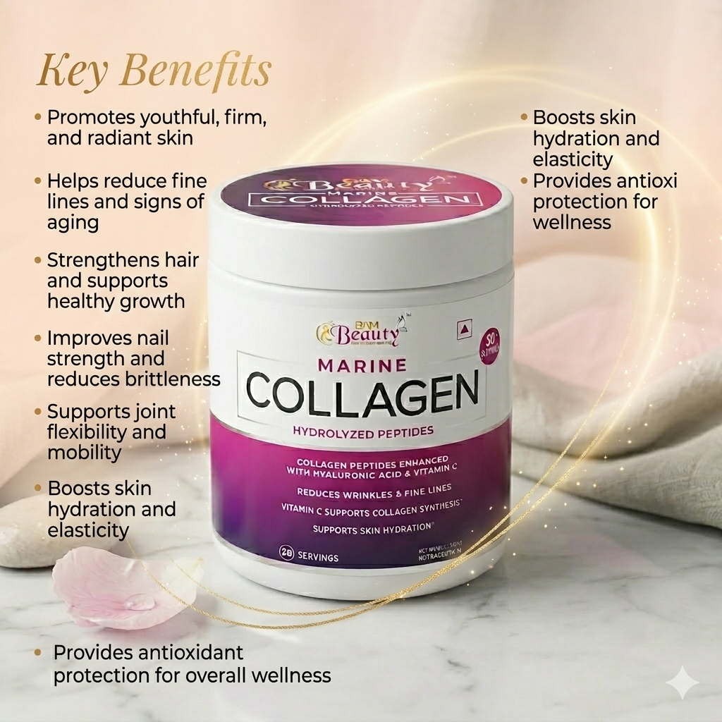 BAM Beauty Marine Collagen Key Benefits