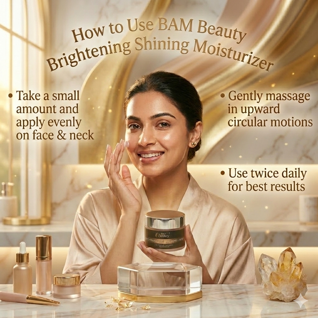 How to Use BAM Beauty Brightning Shining Moisturizer