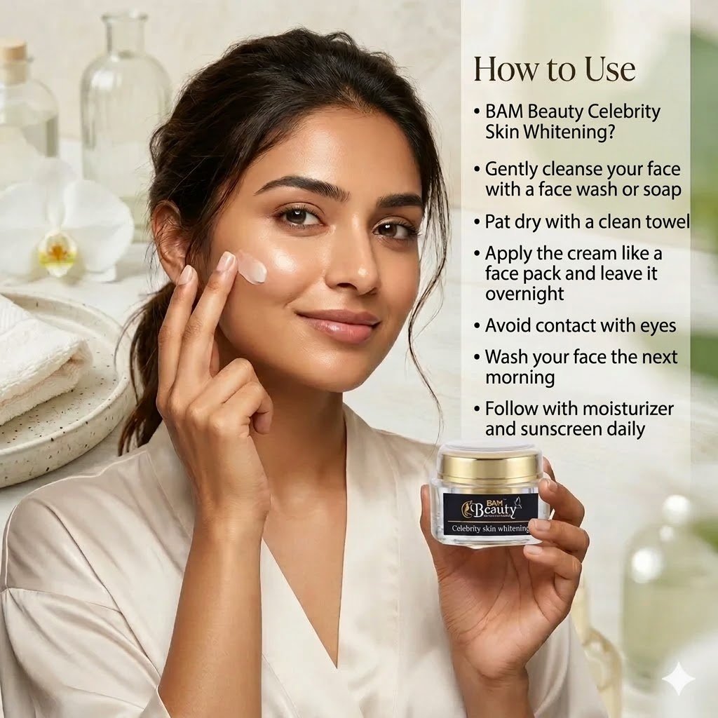 How to Use BAM Beauty Celebrity Skin Whitening?