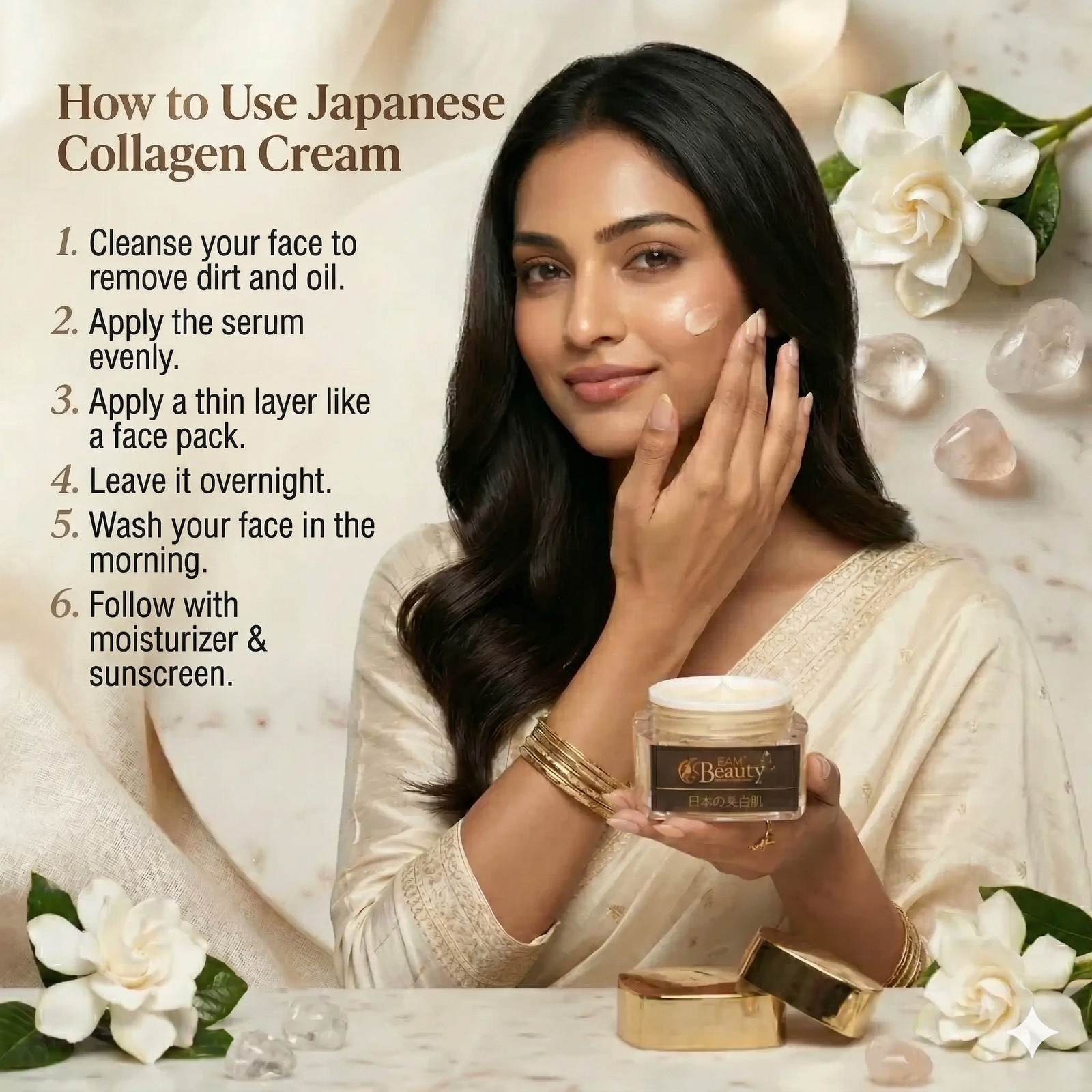 How to Use Japanese Collagen Cream